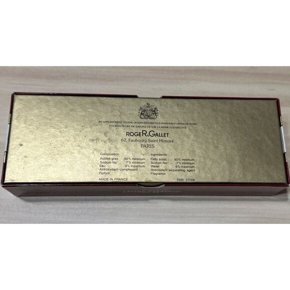 ROGER & GALLET Paris SOAP eau de cologne 3 Pack SEALED JEAN MARIE FARINA Vintage - Picture 4 of 6